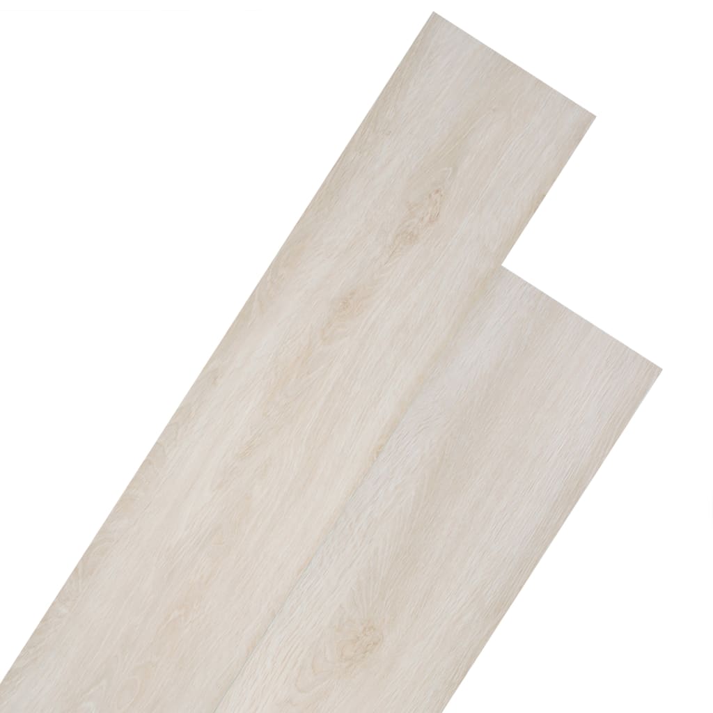 VIDAXL Vloerplanken niet zelfklevend 5, 26 m&#xB2, 2 mm PVC wit eikenkleurig online kopen