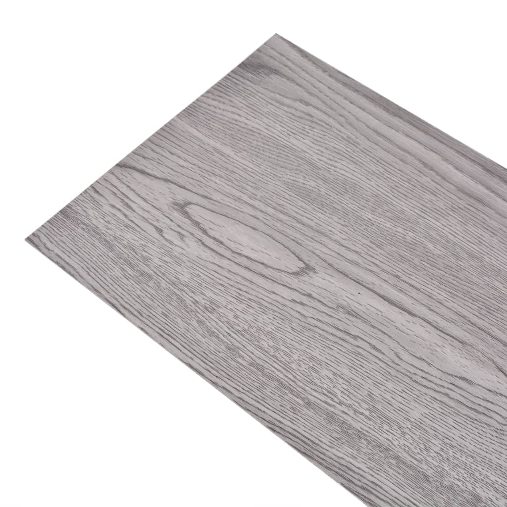

vidaXL Vloerplanken 5,26 m² 2 mm PVC donkergrijs