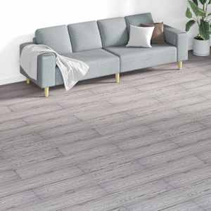 Podlahová prkna 18 pcs Tmavě šedá 5,26 m² PVC