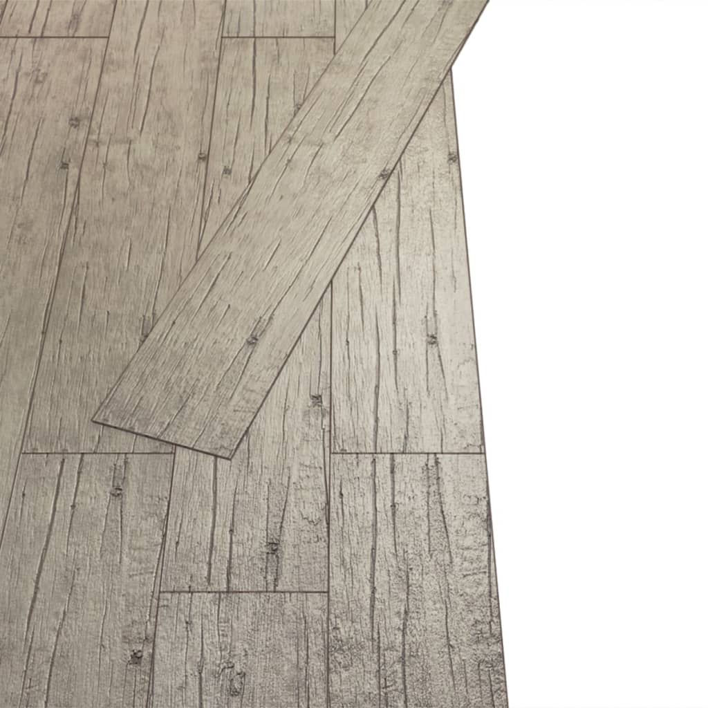 vidaXL Self-adhesive PVC Flooring Planks 54 ft2 0.08" Oak Washed