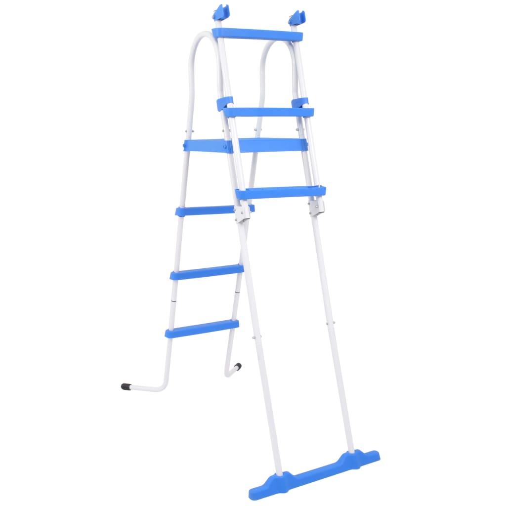 vidaXL Zwembadladder met 3 treden voor bovengrondse zwembaden 122 cm