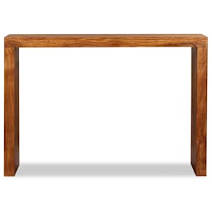 Konzolový stolek masivní dřevo s medovým povrchem 110x40x76 cm - obrázek 6