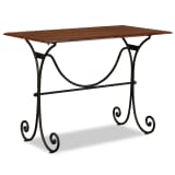 vidaXL Dining Table Solid Wood with Sheesham Finish 110x60x77 cm
