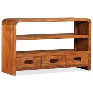 TV skříňka masivní akáciové dřevo 90 x 30 x 55 cm - obrázek 5