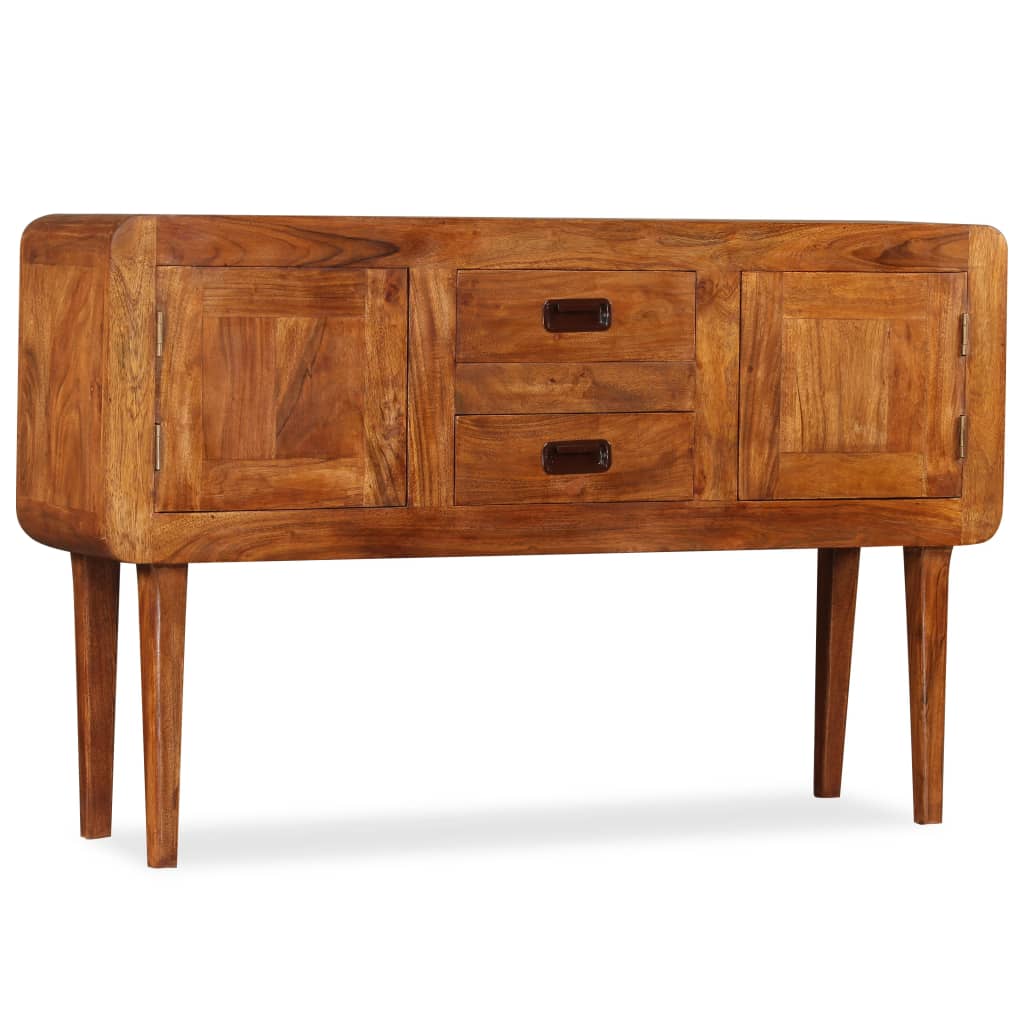

vidaXL Dressoir 120x30x75 cm massief hout met sheesham afwerking
