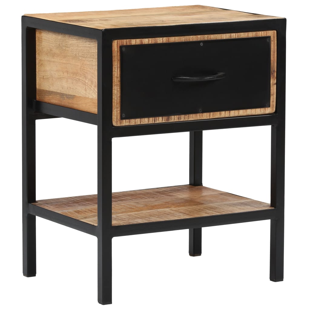 Image of vidaXL Bedside Cabinet Solid Mango Wood 40x30x50 cm