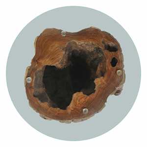 Konferenční stolek teak a sklo 50 x 40 cm - obrázek 7