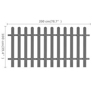 Laťkový plot WPC 200 x 100 cm - obrázek 5
