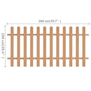 Laťkový plot WPC 200 x 100 cm - obrázek 5