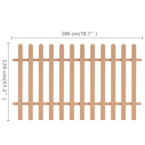Laťkový plot WPC 200 x 120 cm - obrázek 5
