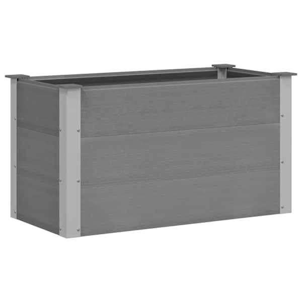 vidaXL aia taimelava puidu-plasti segust, 100 x 50 x 54 cm, hall