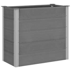 vidaXL aia taimelava puidu-plasti segust, 100 x 50 x 91 cm, hall