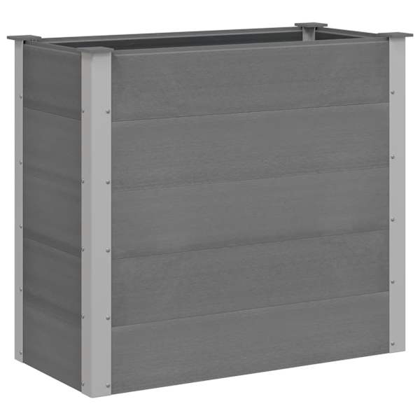 vidaXL aia taimelava puidu-plasti segust, 100 x 50 x 91 cm, hall