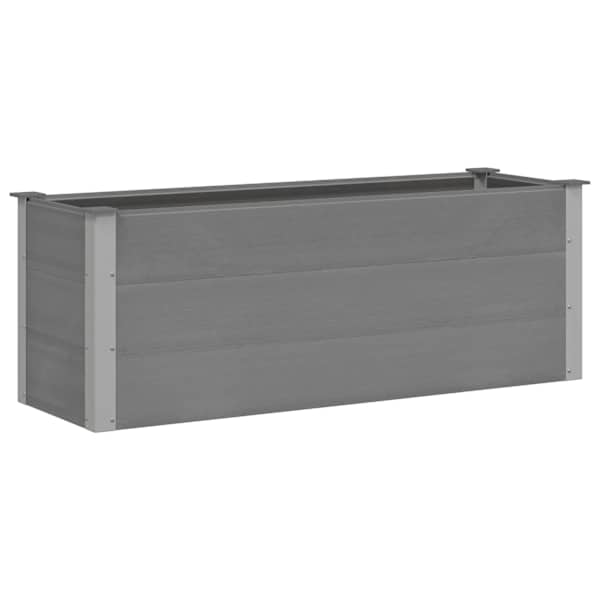 vidaXL aia taimelava puidu-plasti segust, 150 x 50 x 54 cm, hall