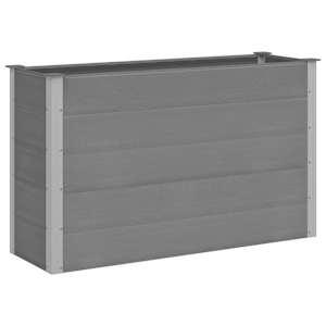 vidaXL aia taimelava puidu-plasti segust, 150 x 50 x 91 cm, hall