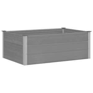 vidaXL aia taimelava puidu-plasti segust, 150 x 100 x 54 cm, hall