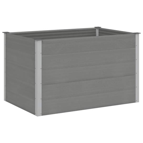 vidaXL aia taimelava puidu-plasti segust, 150 x 100 x 91 cm, hall