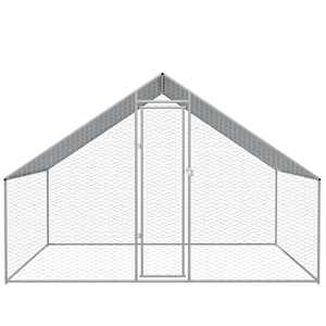 vidaXL Lauko narvas vi&scaron;čiukams, cinkuotas plienas, 3x2x2 m