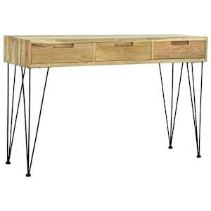 Odkládací stolek, masivní teak, 120x35x76 cm - obrázek 5