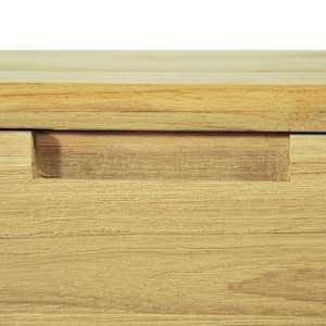 Odkládací stolek, masivní teak, 120x35x76 cm - obrázek 10