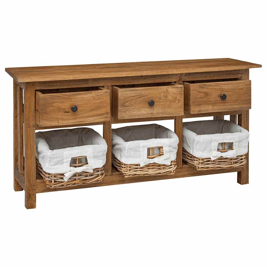 Thumbnail - vidaXL Sideboard Massives Mahagoniholz 100x30x50 cm