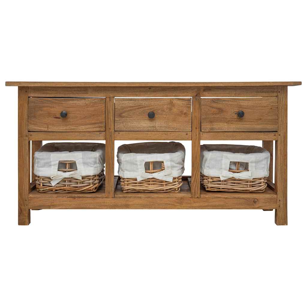 Thumbnail - vidaXL Sideboard Massives Mahagoniholz 100x30x50 cm