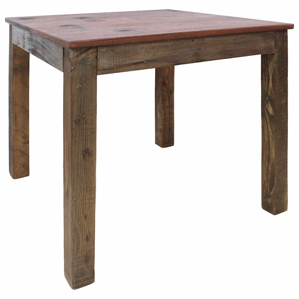 

vidaXL Eettafel 82x80x76 cm massief gerecycled hout