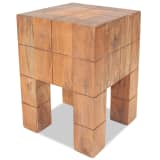 vidaXL Tabouret Bois de récupération massif 28 x 28 x 40 cm