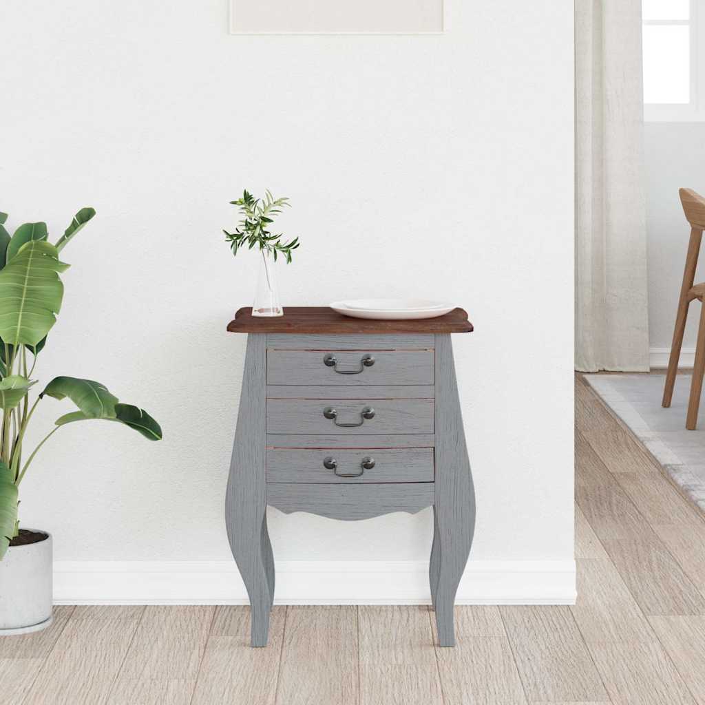 Thumbnail - vidaXL Nachttisch Massives Mahagoniholz 48x35x64 cm