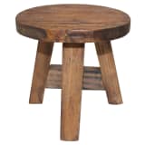 vidaXL Tabouret Bois de récupération massif 20 x 20 x 23 cm