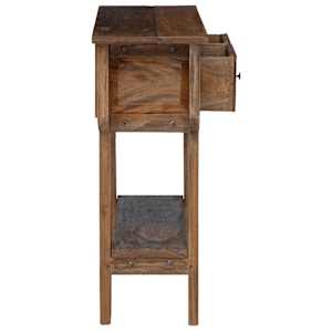 Konferenční stolek směs recyklovaného dřeva 80 x 35 x 80 cm - obrázek 6