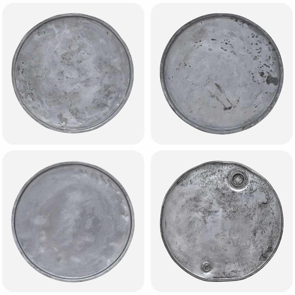 Thumbnail - vidaXL Couchtisch Gemischtes Altholz 60x45 cm Silbern