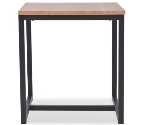 vidaXL Table basse Frêne 48 x 48 x 53 cm