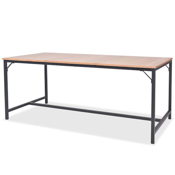 vidaXL s&ouml;&ouml;gilaud, saarepuust, 180 x 90 x 76 cm