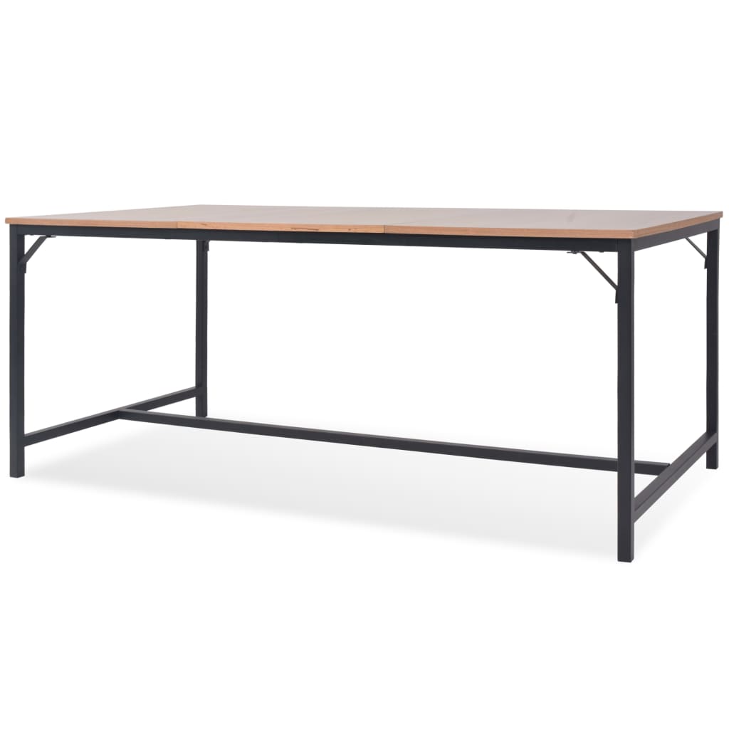 

vidaXL Eettafel 180x90x76 cm essenhout