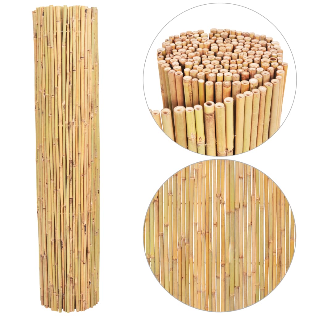 vidaXL bambusz kerítés 250 x 195 cm