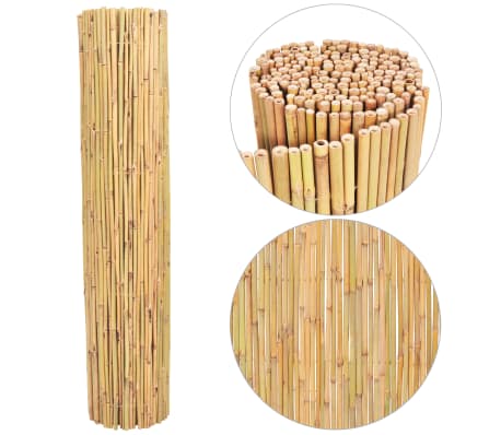 vidaXL bambusz kerítés 250 x 195 cm