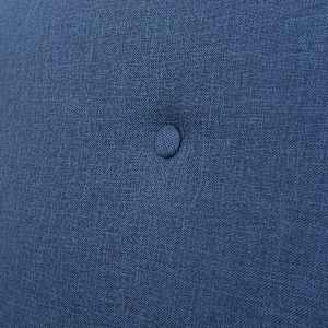 Trojmístná sedačka, textil, modrá - obrázek 6