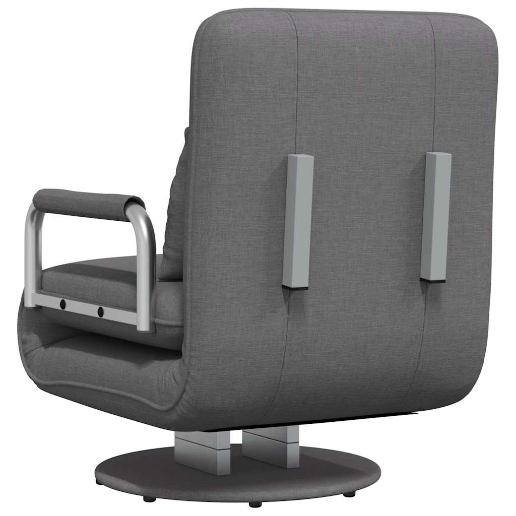 Fauteuil Pivotant Et Canapé-lit Gris Foncé Tissu VidaXL 17 width=274