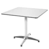 vidaXL Gartentisch Aluminium Quadratisch 80 x 80 x 70 cm