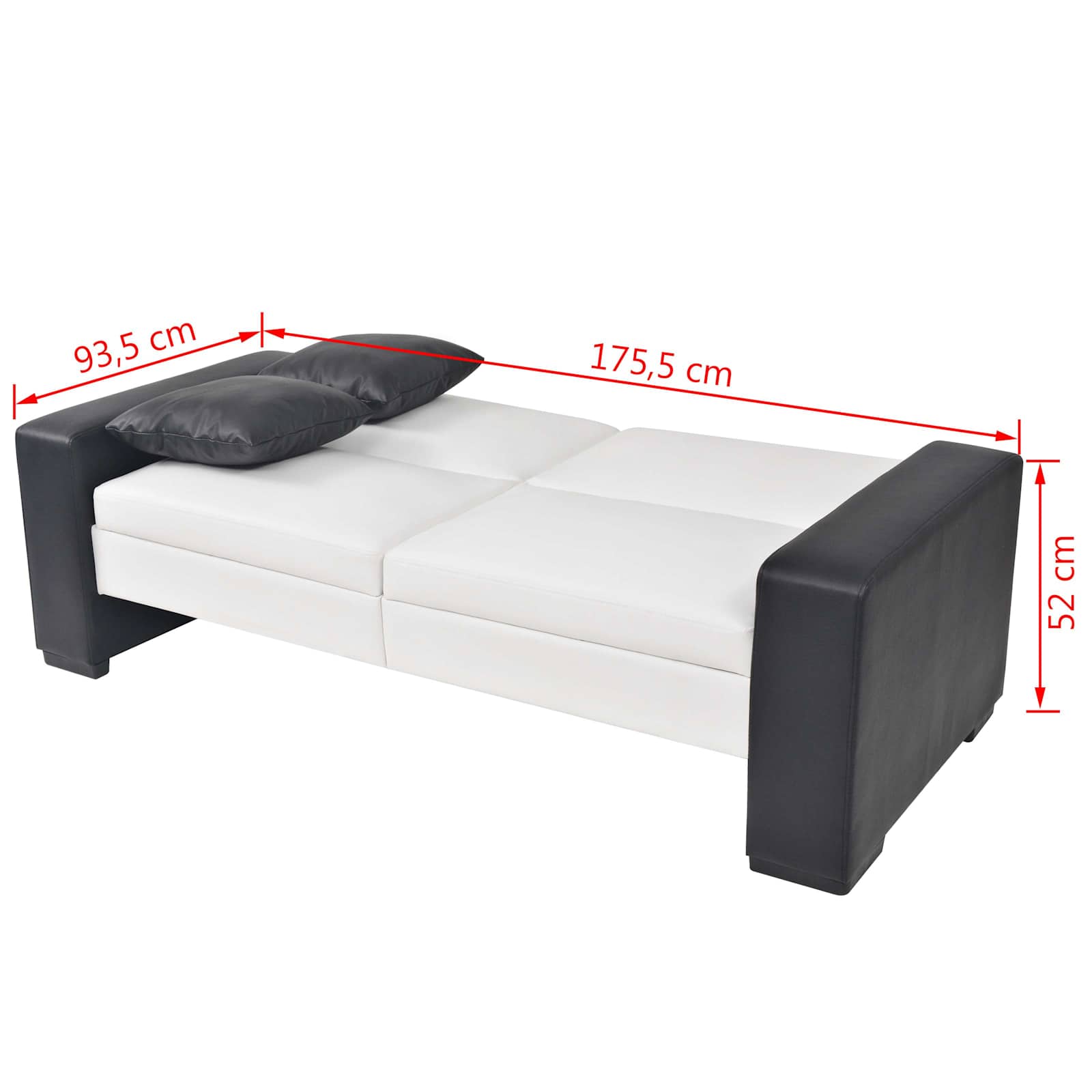 Canapea Alb țesătură [4]