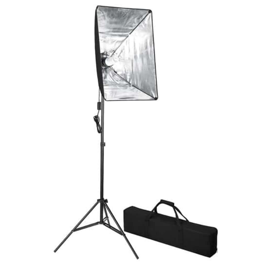 

vidaXL Fotostudioset met softboxlampen en opnametafel
