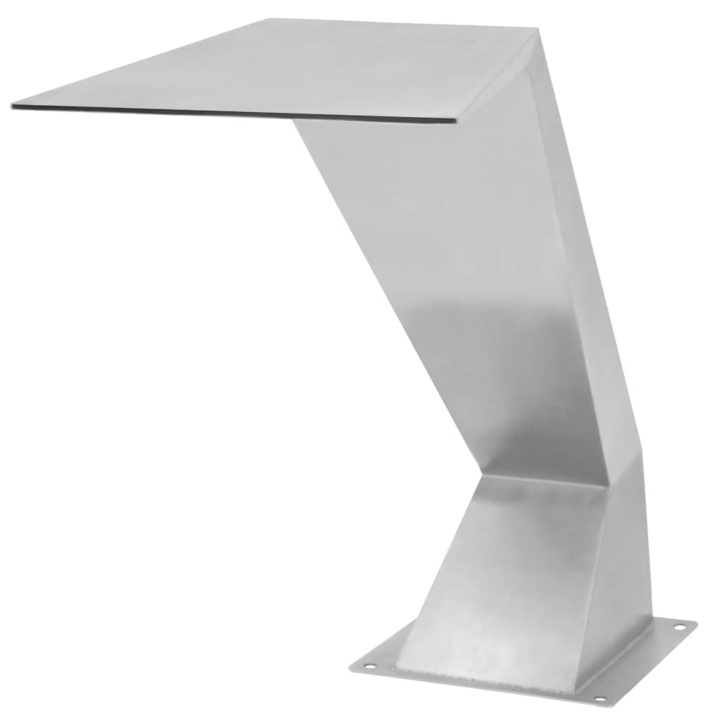 

vidaXL Pool Fountain Stainless Steel 25.2"x11.8"x20.5" Silver