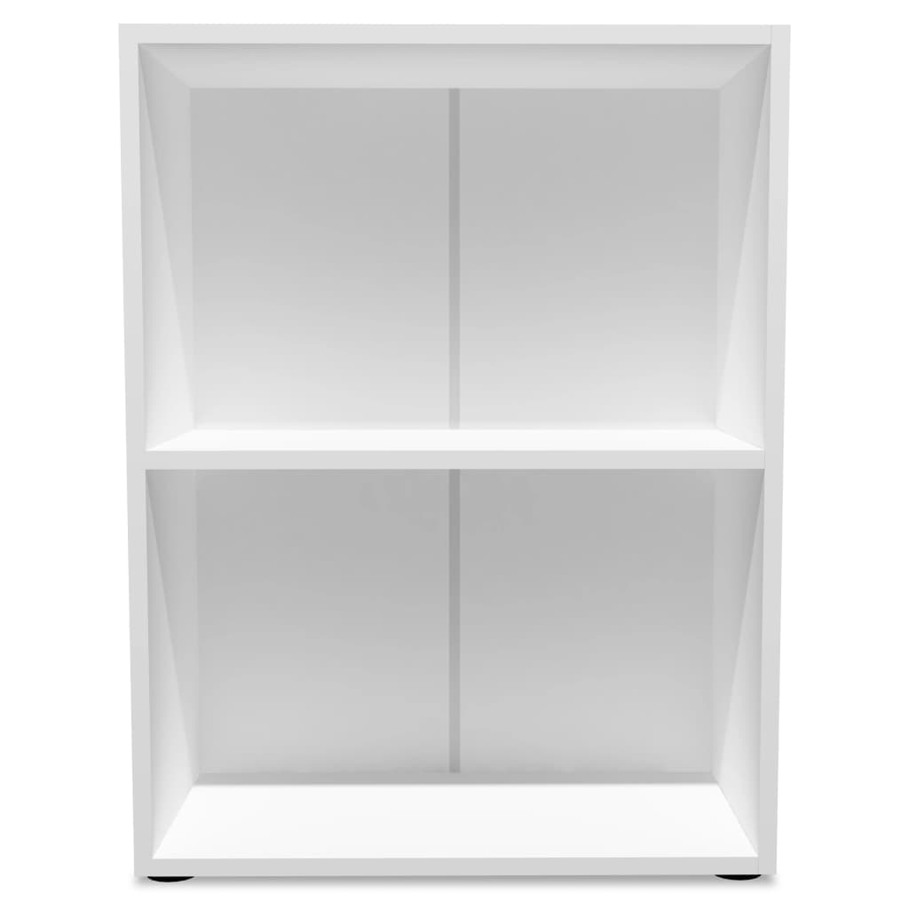 vidaXL Boekenplank 60x31x78 cm spaanplaat wit