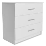 vidaXL Predalnik iverna plošča 71x35x69 cm bele barve
