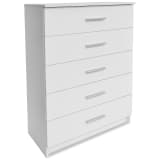 vidaXL Byrå spånskiva 71x35x108 cm vit