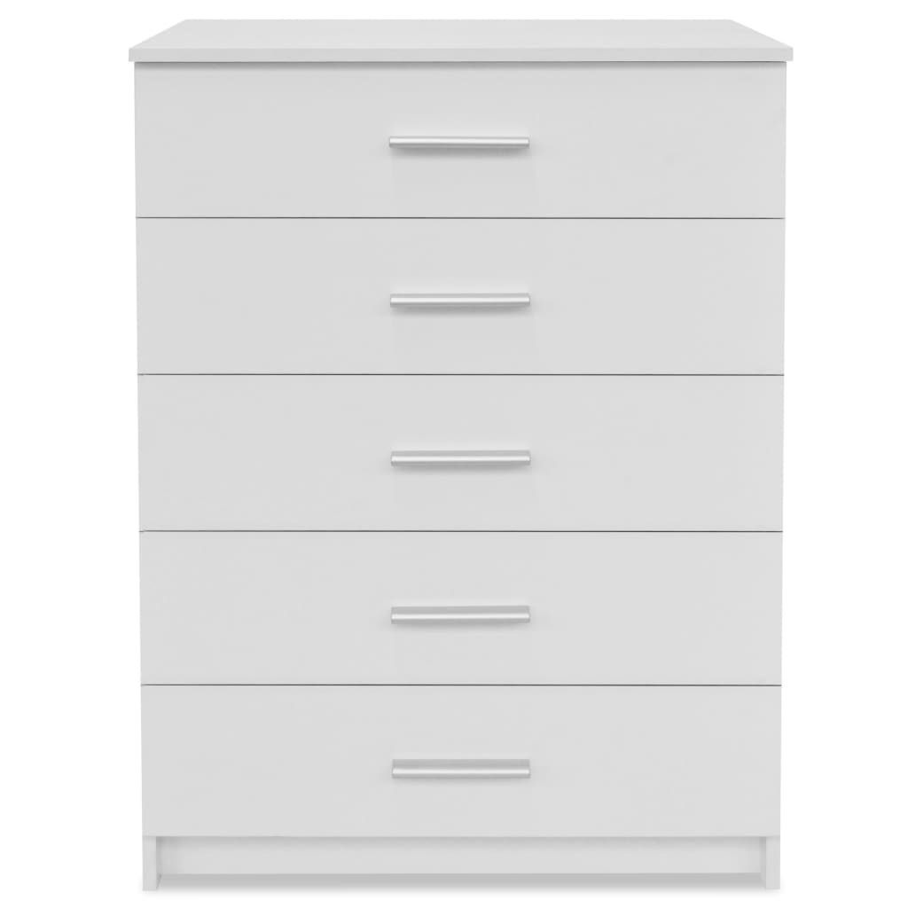 

vidaXL Opbergkast 71x35x106 cm spaanplaat wit