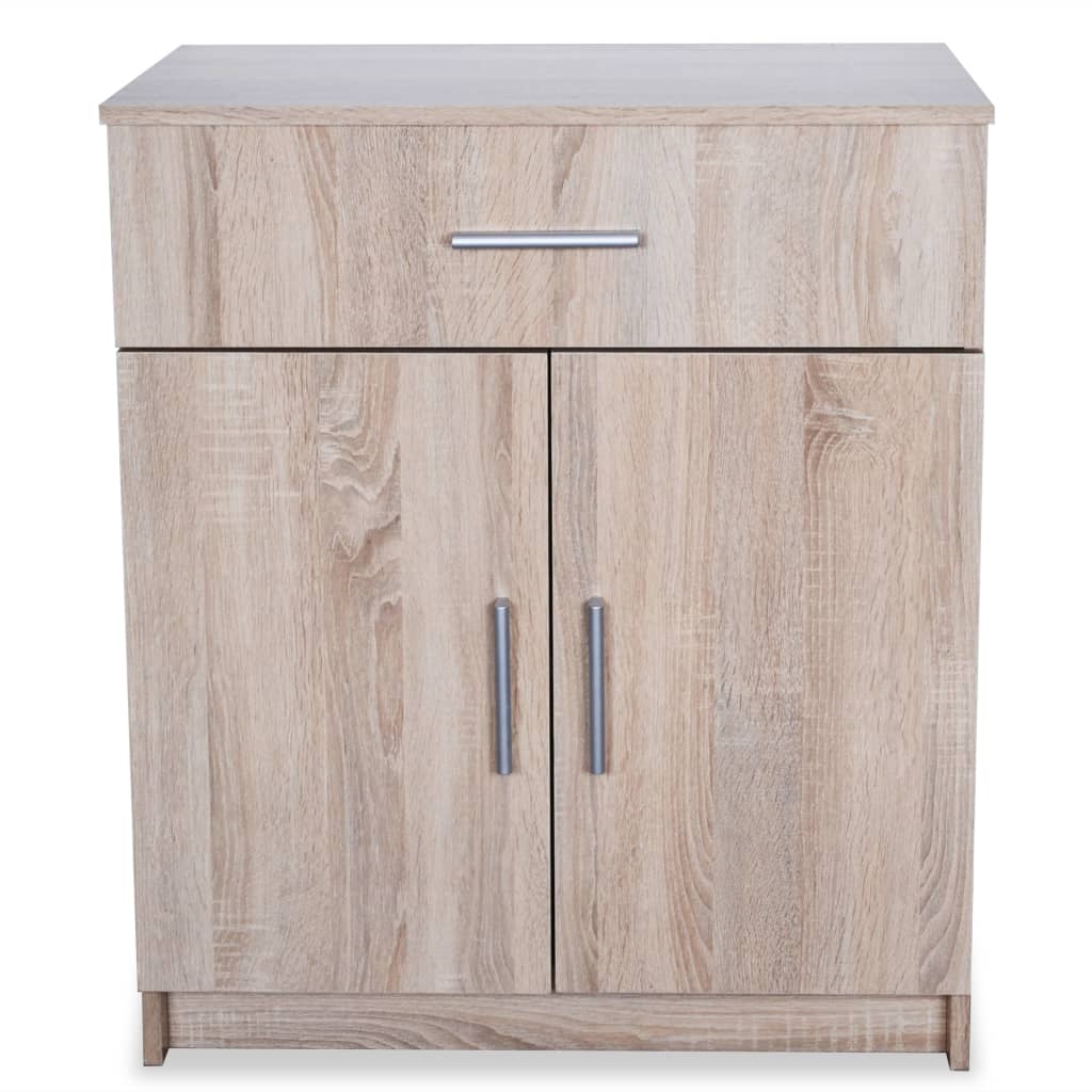 

vidaXL Dressoir 71x35x88 cm spaanplaat eiken