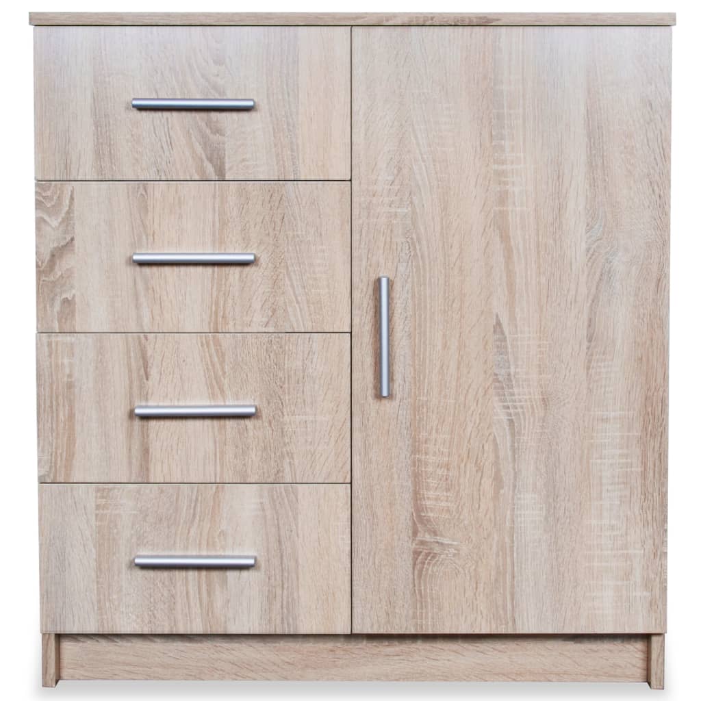 

vidaXL Dressoir 79x35x88 cm spaanplaat eiken