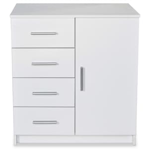 vidaXL Ντουλάπι Λευκό 79 x 35 x 88 εκ. από Μοριοσανίδα
